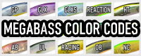 Megabass Color Codes